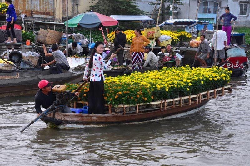 Chợ nổi cái răng - cần thơ